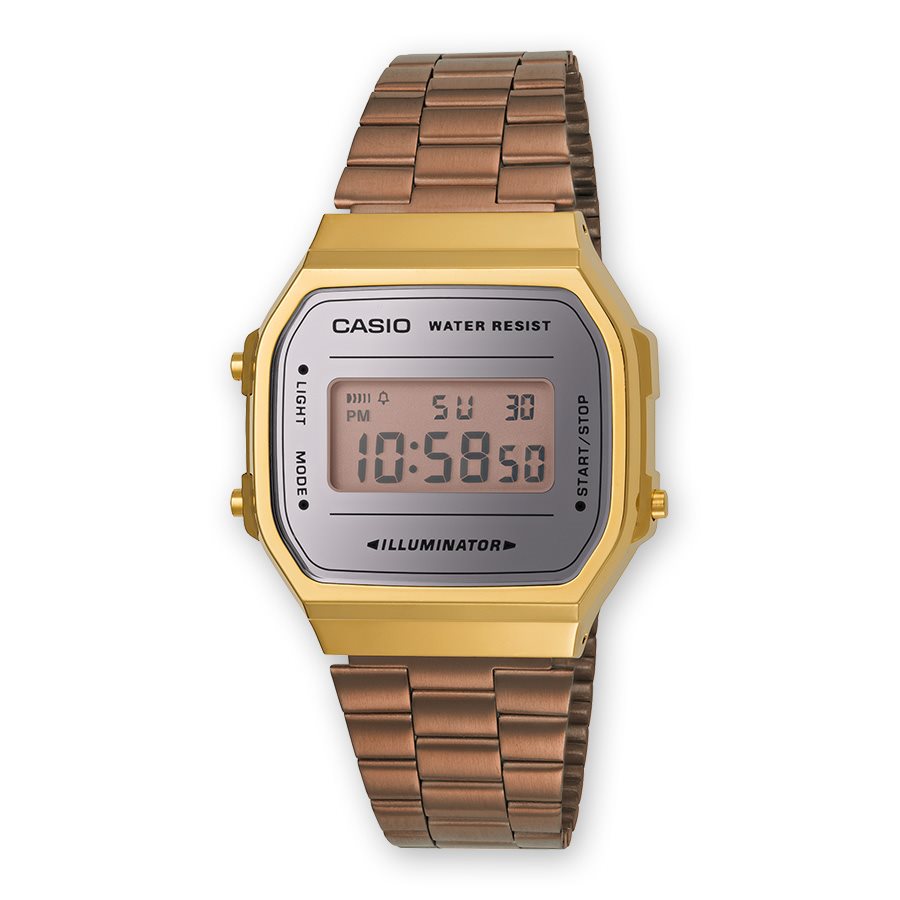 Casio vintage 2025 mirror face watch